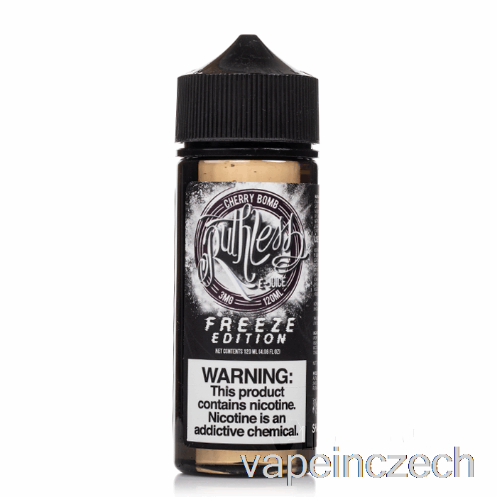Třešňová Bomba - Freeze Edition - Nemilosrdná Pára - 120ml 6mg Vape Bez Nikotinu